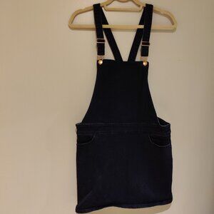 Denim Overall Mini Dress